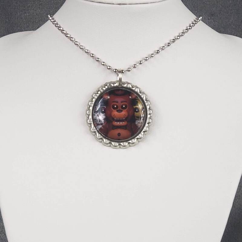 5 Nights at Freddy's Freddy, Bonnie, and Chica Necklace