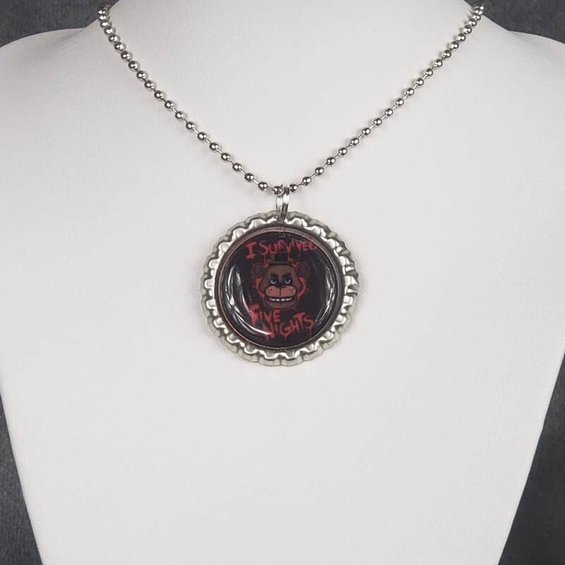 5 Nights at Freddy's I Survived Necklace