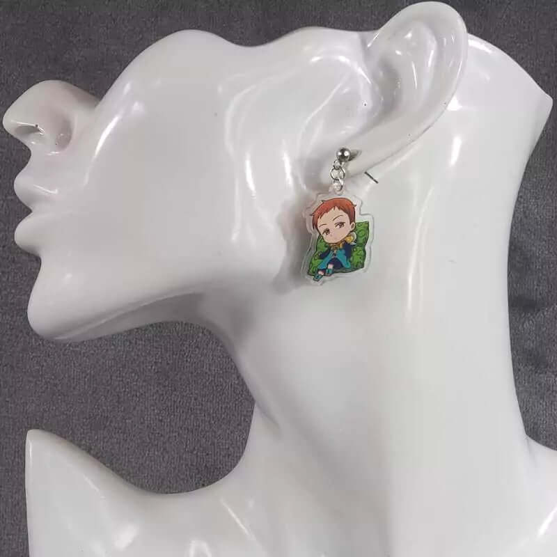 King Anime Earrings