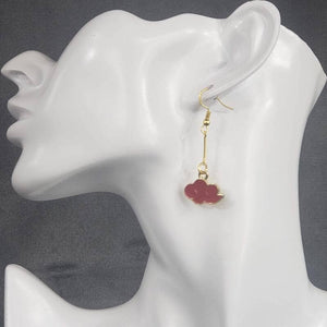 Gold Cloud Akatsuki Naruto Earrings