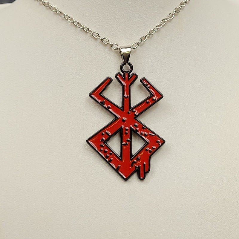 Berserk Symbol Brand of Sacrifice Viking Nordic Mad Warrior - Etsy | Odin  pendant, Berserk, Pendant