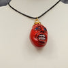 Crimson Behelit Egg Necklace