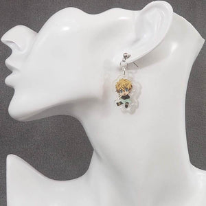 Black Clover Luck Anime Earrings