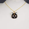 Black Sailor Moon Kitty Necklace