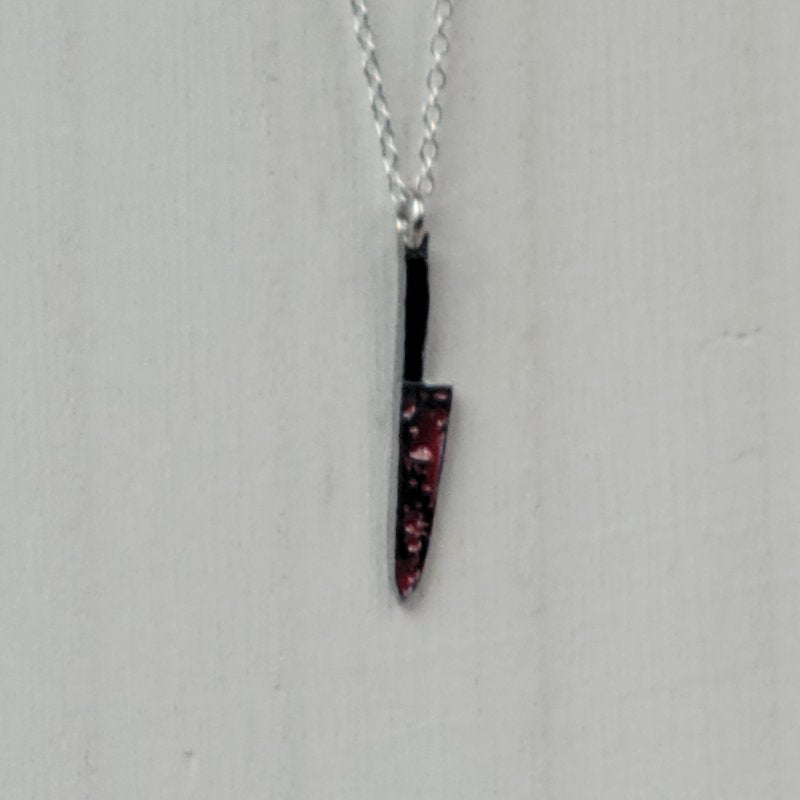 Bloody Knife Necklace
