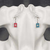Playing Cards Earrings- Pink and Blue