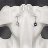 Playing Cards Earrings- Black and White
