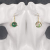 Green Celestial Kitties Earrings