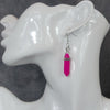 Hot Pink Cosplay Crystal Earrings