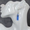 Light Blue Cosplay Crystal Earrings