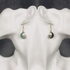 Load image into Gallery viewer, Light and Dark Blue Starry Night Earrings