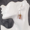 Load image into Gallery viewer, Crushed Red Agate Jars Earrings