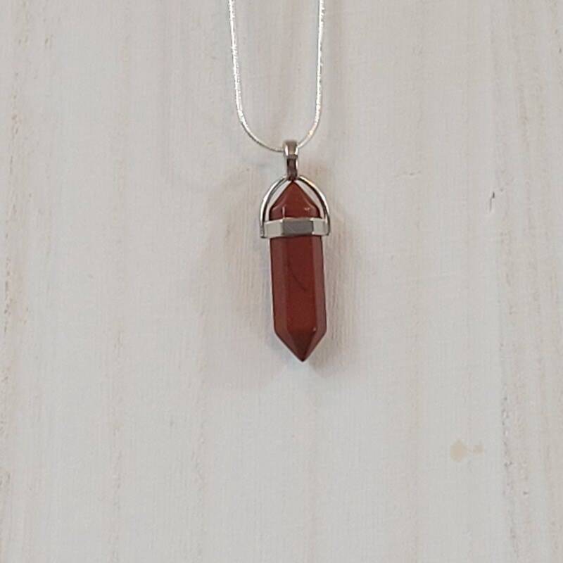 Red Cosplay Crystal Necklace