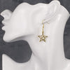 Gold Double Star Earrings Group