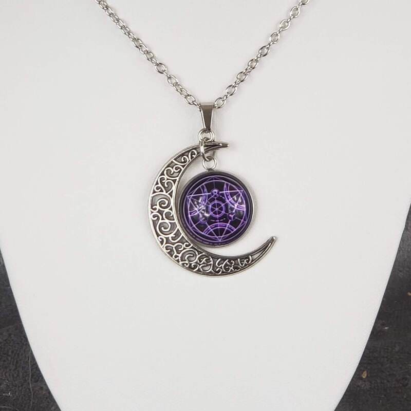 Purple Full Metal Alchemist Necklace
