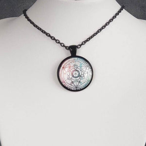 White Full Metal Alchemist Necklace