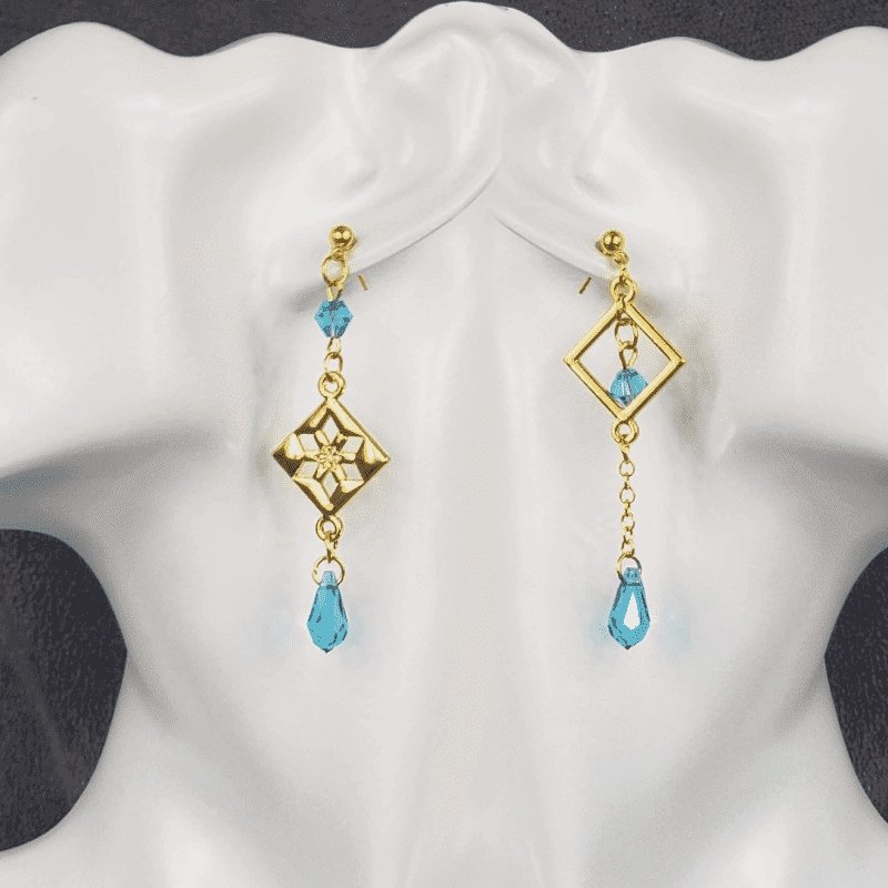 Light Blue Genshin Impact Earrings