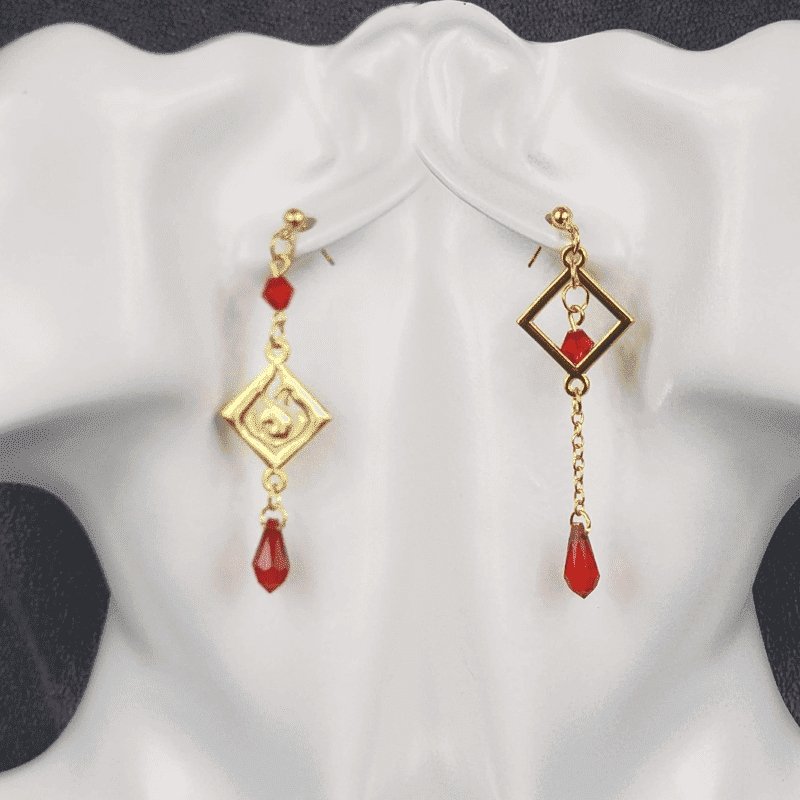 Red Genshin Impact Earrings