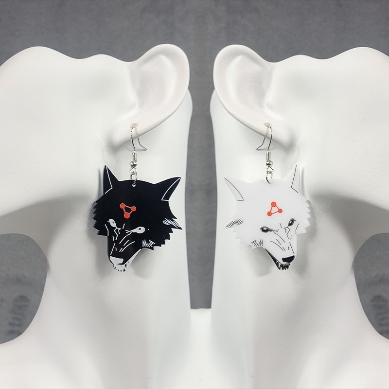 Jujutsu Kaisen Wolf Earrings