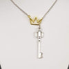 Small Key Blade and Crown Necklace