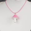 Load image into Gallery viewer, Large Mushroom Necklace- Light Pink