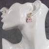Load image into Gallery viewer, Pink PacMan Ghost Earrings