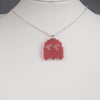 Load image into Gallery viewer, Red Pac Man Ghost Necklace