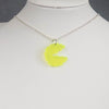 Yellow Pac Man Necklace