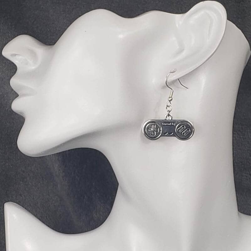Silver Controller Earrings