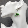 Green Poison Dart Frog Earrings
