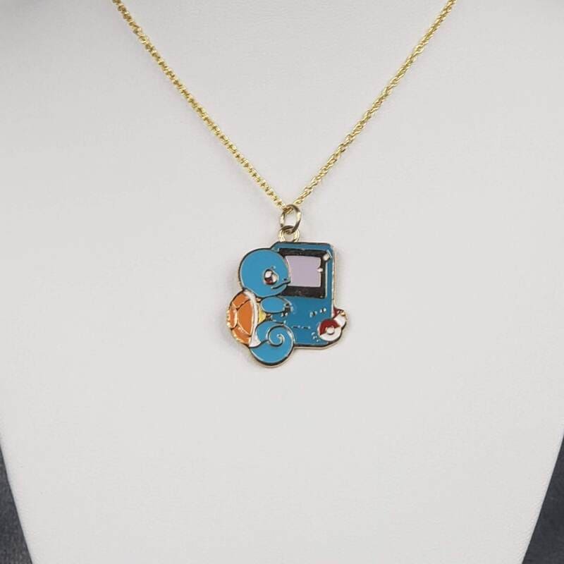 Squirtle and Gameboy Custom Necklace