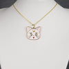 White Sailor Moon Kitty Necklace