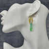 Green She-Ra Crown Earrings
