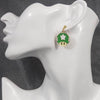 Load image into Gallery viewer, 1 Up Star Mushroom Gaming Earrings- Dropped Posts