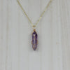 Wrapped Amethyst Necklace