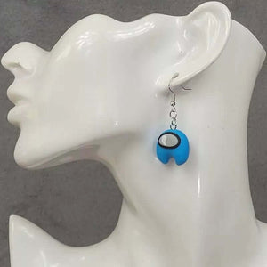 Blue Among Us Gaming Earrings