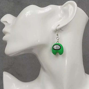 Green Among Us Gaming Earrings