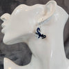 Load image into Gallery viewer, Blue Dragon Earrings