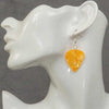 Load image into Gallery viewer, Yellow Guitar Pick Earrings