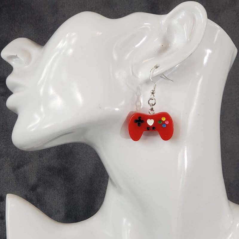 Red Controller Earrings