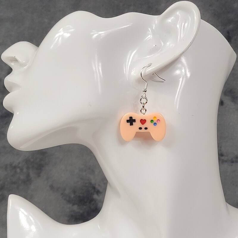 Peach Controller Earrings