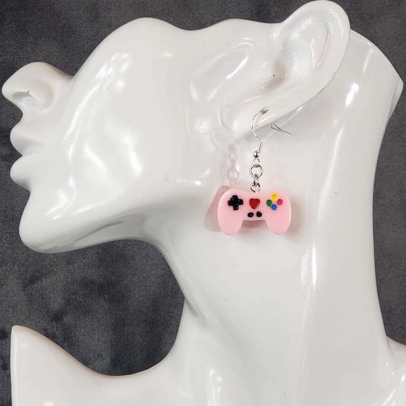 Light Pink Controller Earrings