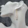 Load image into Gallery viewer, Rose Quartz Wrapped Crystal Earrings